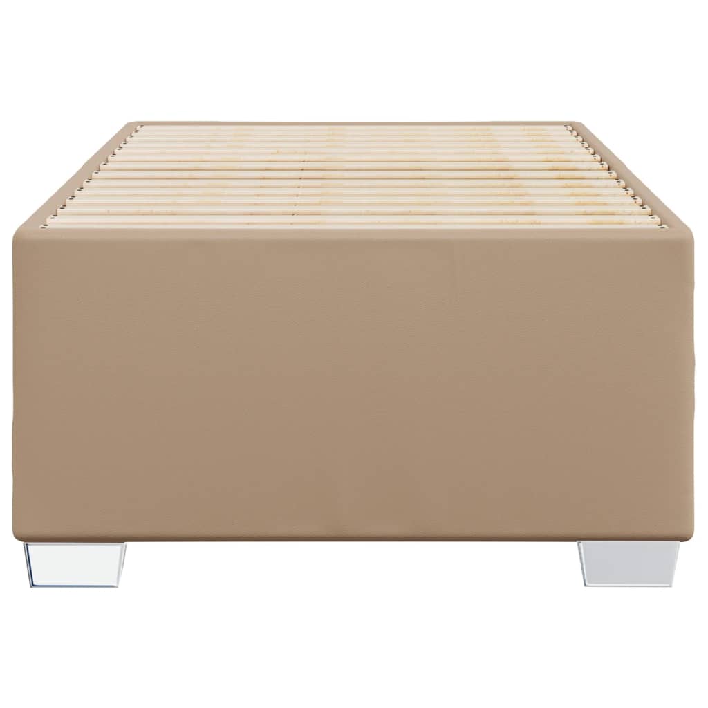 Cadre de lit sans matelas cappuccino 90x200 cm similicuir - XIOS