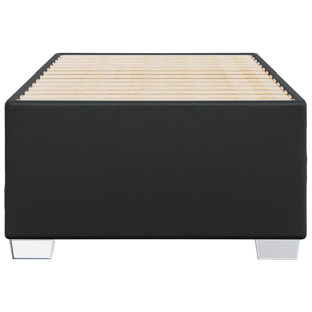 Cadre de lit sans matelas noir 100x200 cm similicuir - XIOS