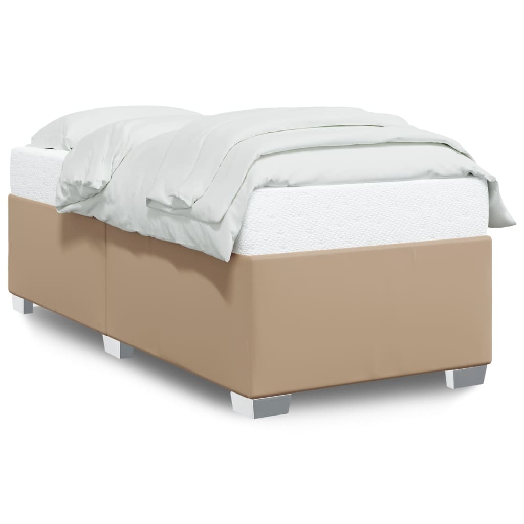 Cadre de lit sans matelas cappuccino 100x200 cm similicuir - XIOS