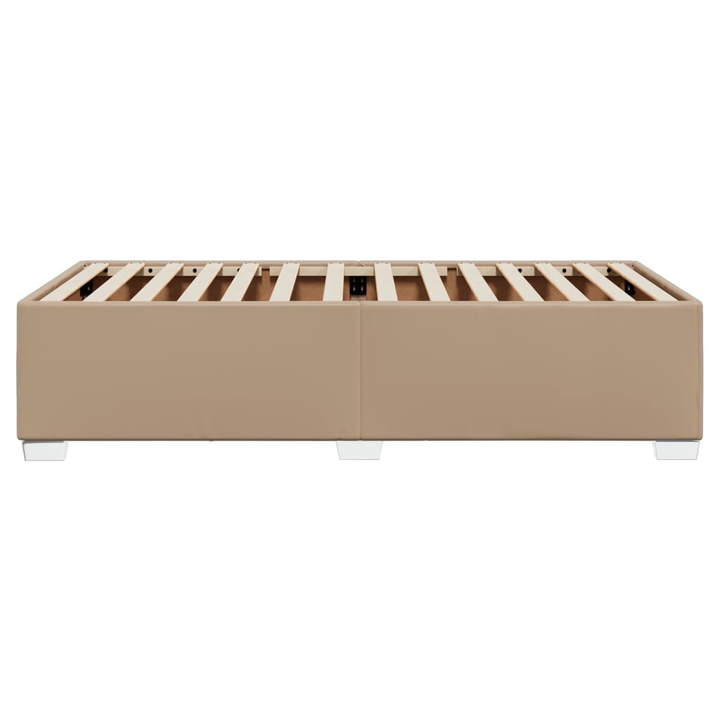 Cadre de lit sans matelas cappuccino 100x200 cm similicuir - XIOS