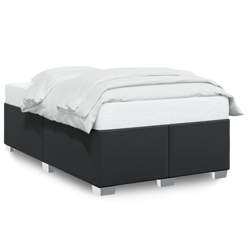 Cadre de lit sans matelas noir 120x190 cm similicuir - XIOS