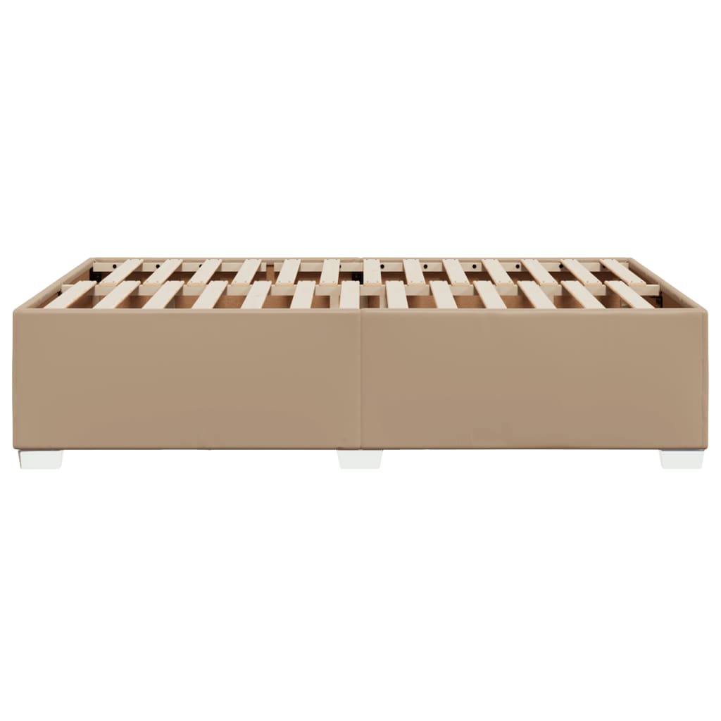 Cadre de lit sans matelas cappuccino 120x190 cm similicuir - XIOS