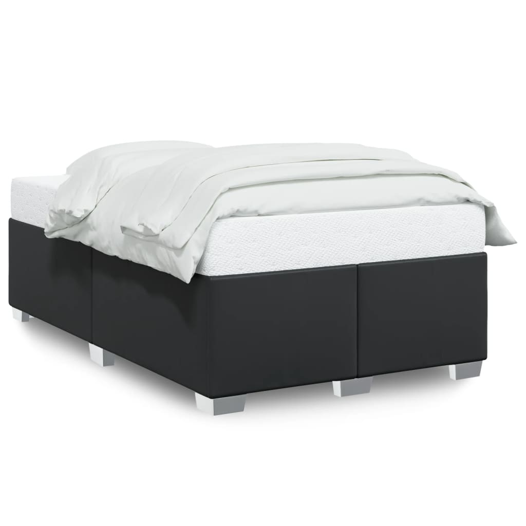 Cadre de lit sans matelas noir 120x200 cm similicuir - XIOS