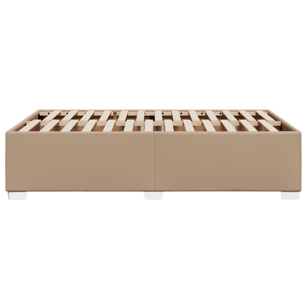 Cadre de lit sans matelas cappuccino 120x200 cm similicuir - XIOS