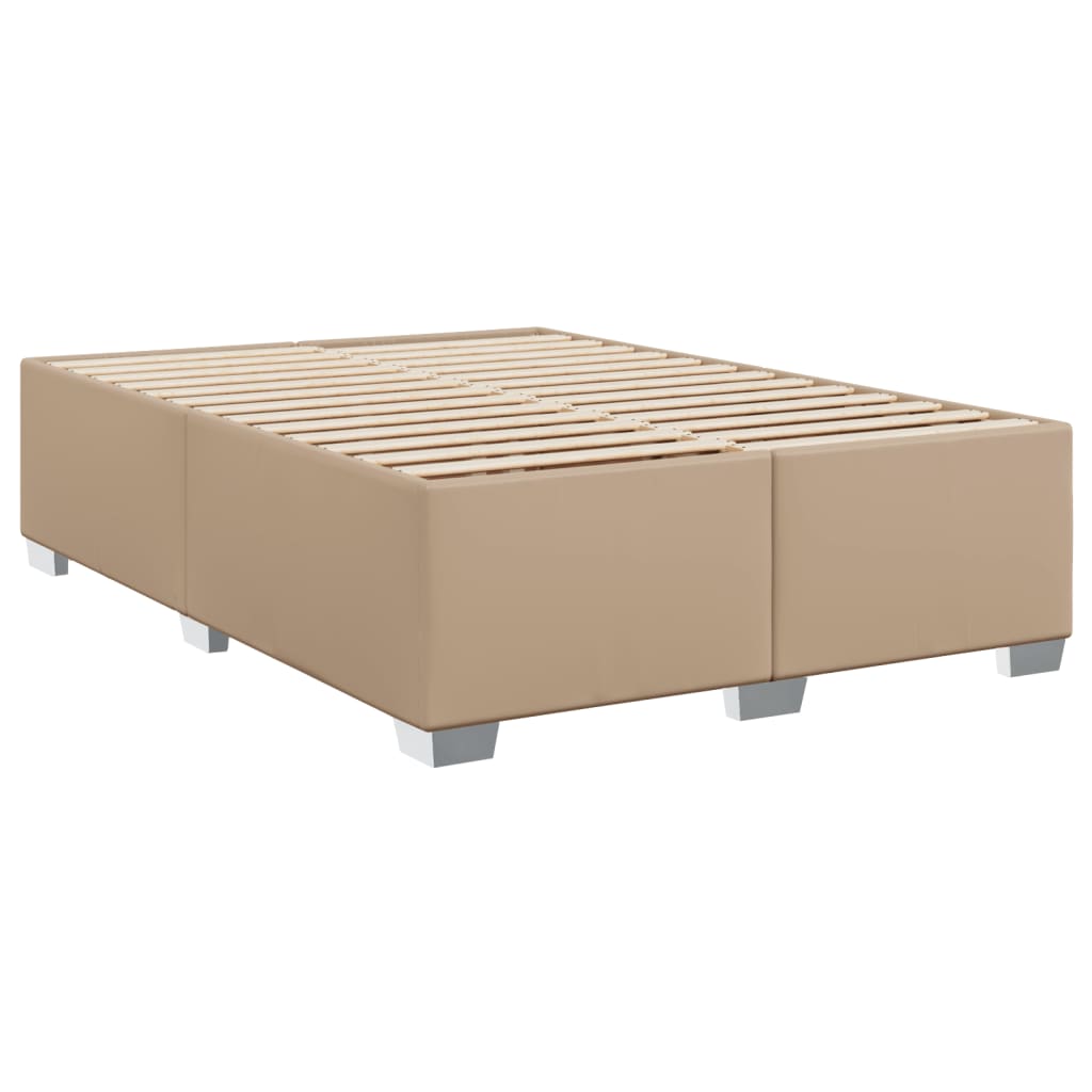 Cadre de lit sans matelas cappuccino 140x200 cm similicuir - XIOS