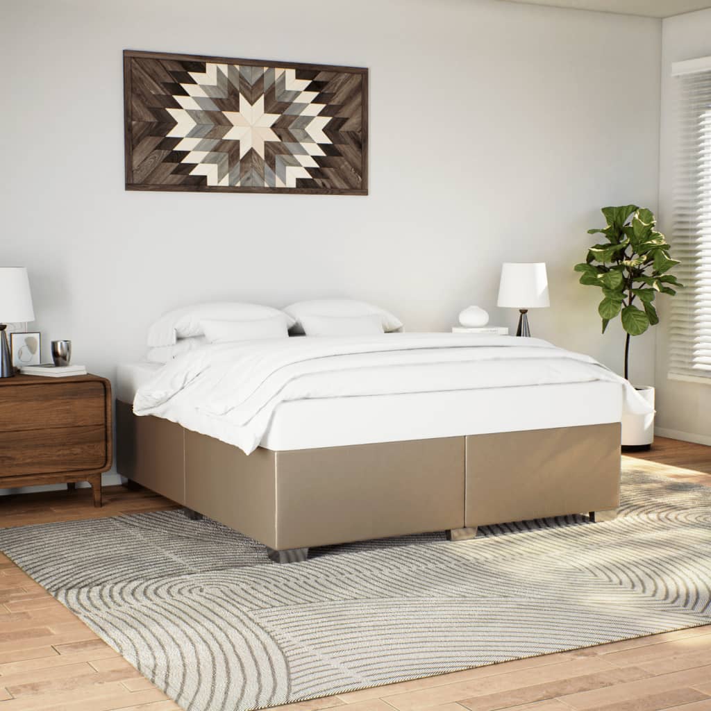 Cadre de lit sans matelas cappuccino 180x200 cm similicuir - XIOS