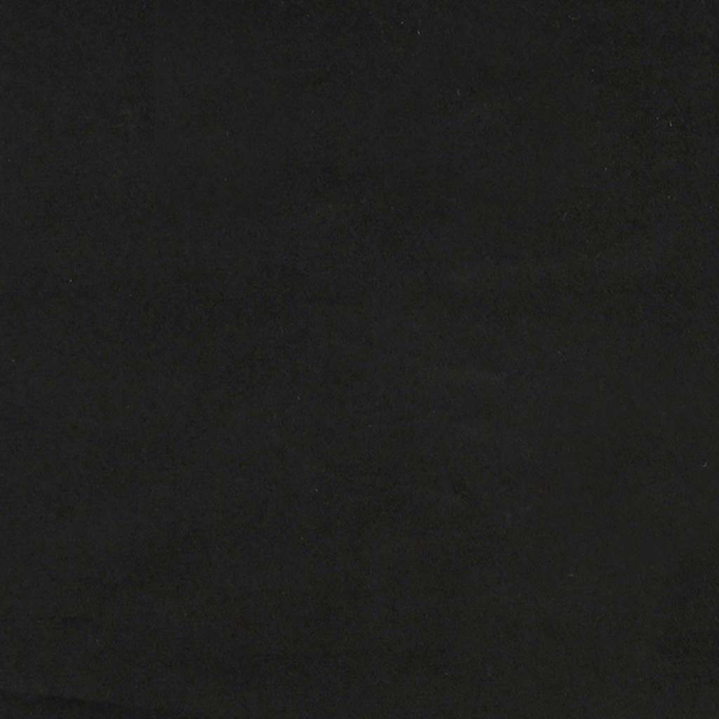 Cadre de lit sans matelas noir 180x200 cm velours - XIOS
