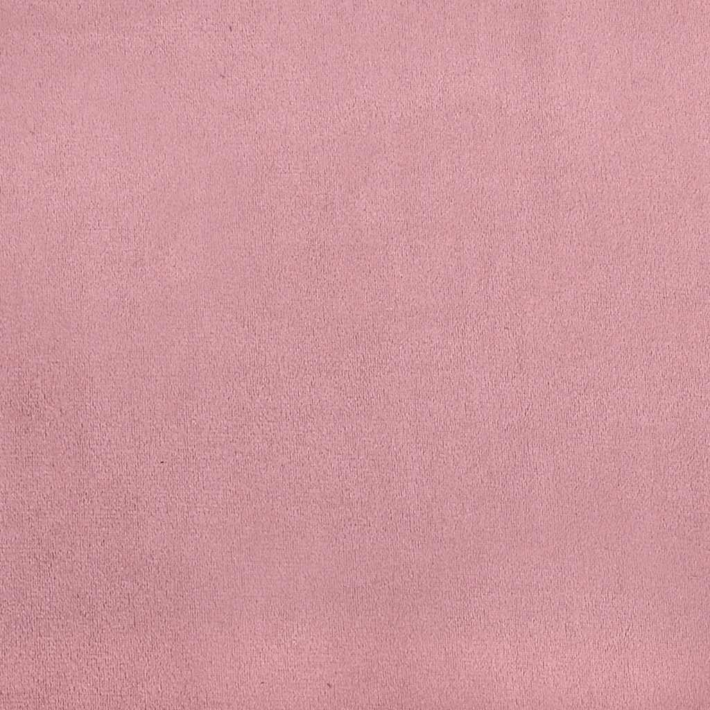 Cadre de lit sans matelas rose 180x200 cm velours - XIOS