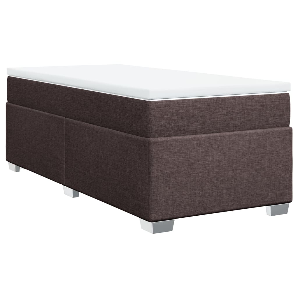 Sommier à lattes de lit avec matelas Marron foncé 90x190 cm - XIOS