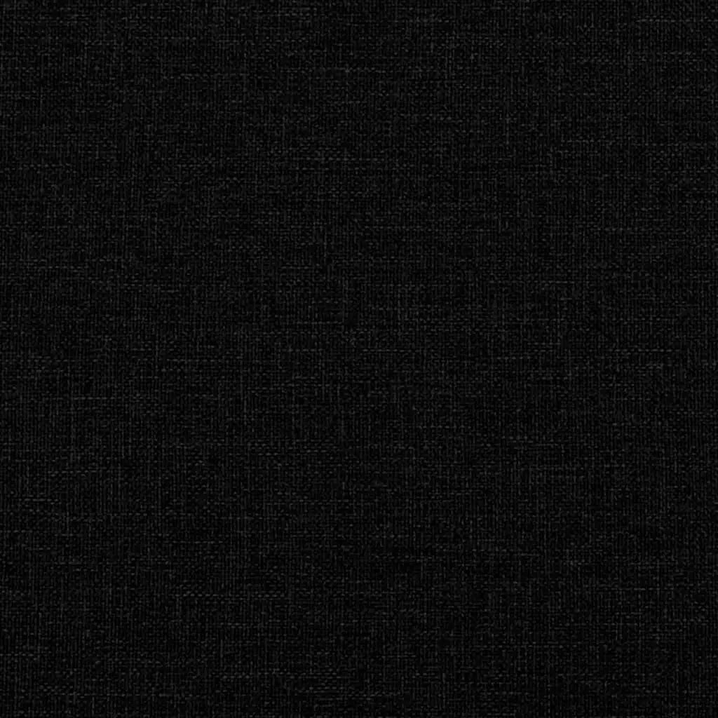 Sommier à lattes de lit avec matelas Noir 180x200 cm Tissu - XIOS
