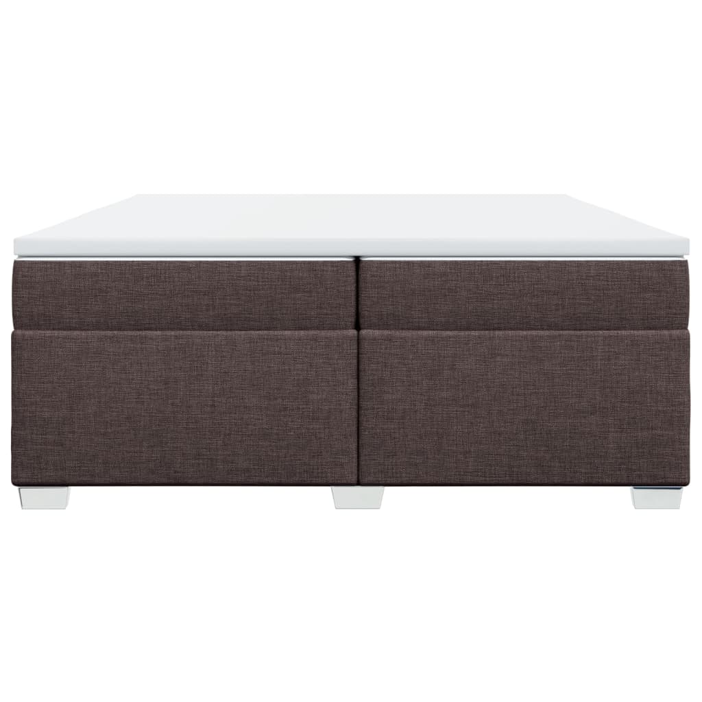 Sommier à lattes de lit avec matelas Marron foncé 200x200 cm - XIOS