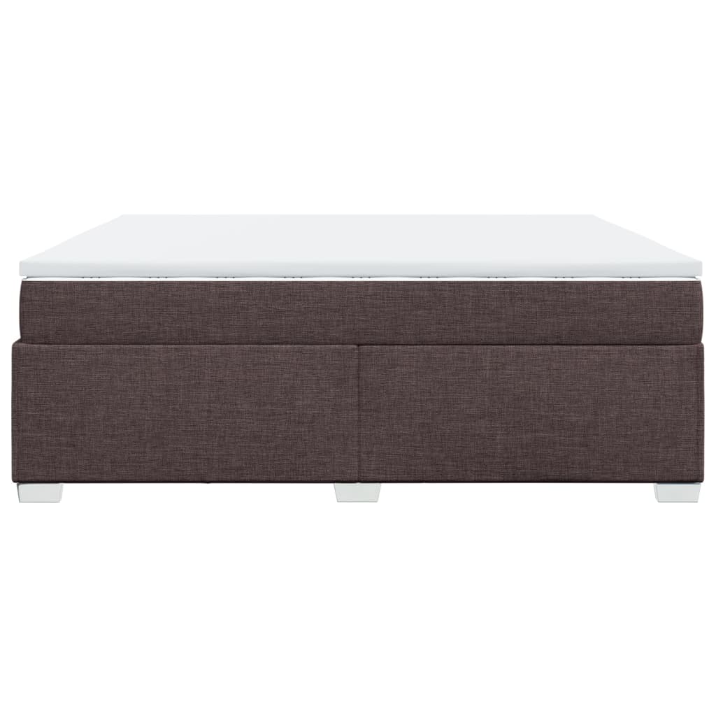 Sommier à lattes de lit avec matelas Marron foncé 200x200 cm - XIOS