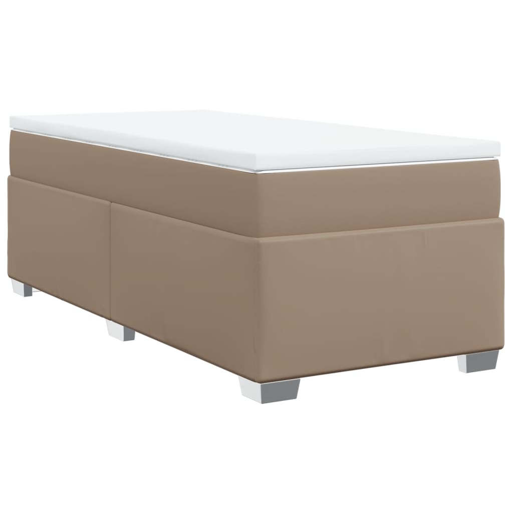 Sommier à lattes de lit avec matelas Cappuccino 100x200 cm - XIOS