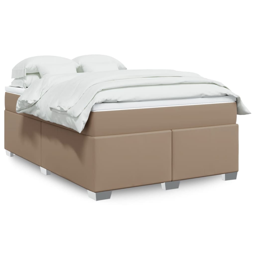 Sommier à lattes de lit avec matelas Cappuccino 140x200 cm - XIOS
