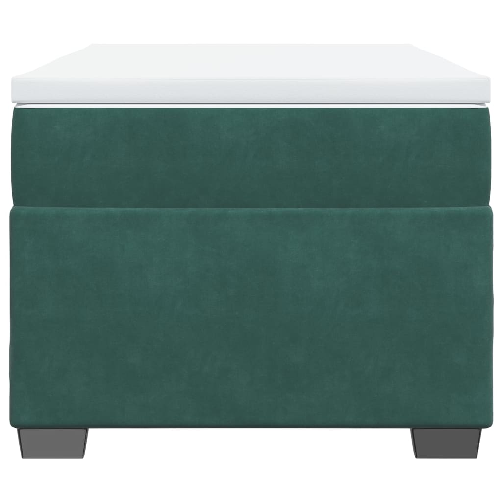 Sommier à lattes de lit avec matelas Vert foncé 90x200 cm - XIOS