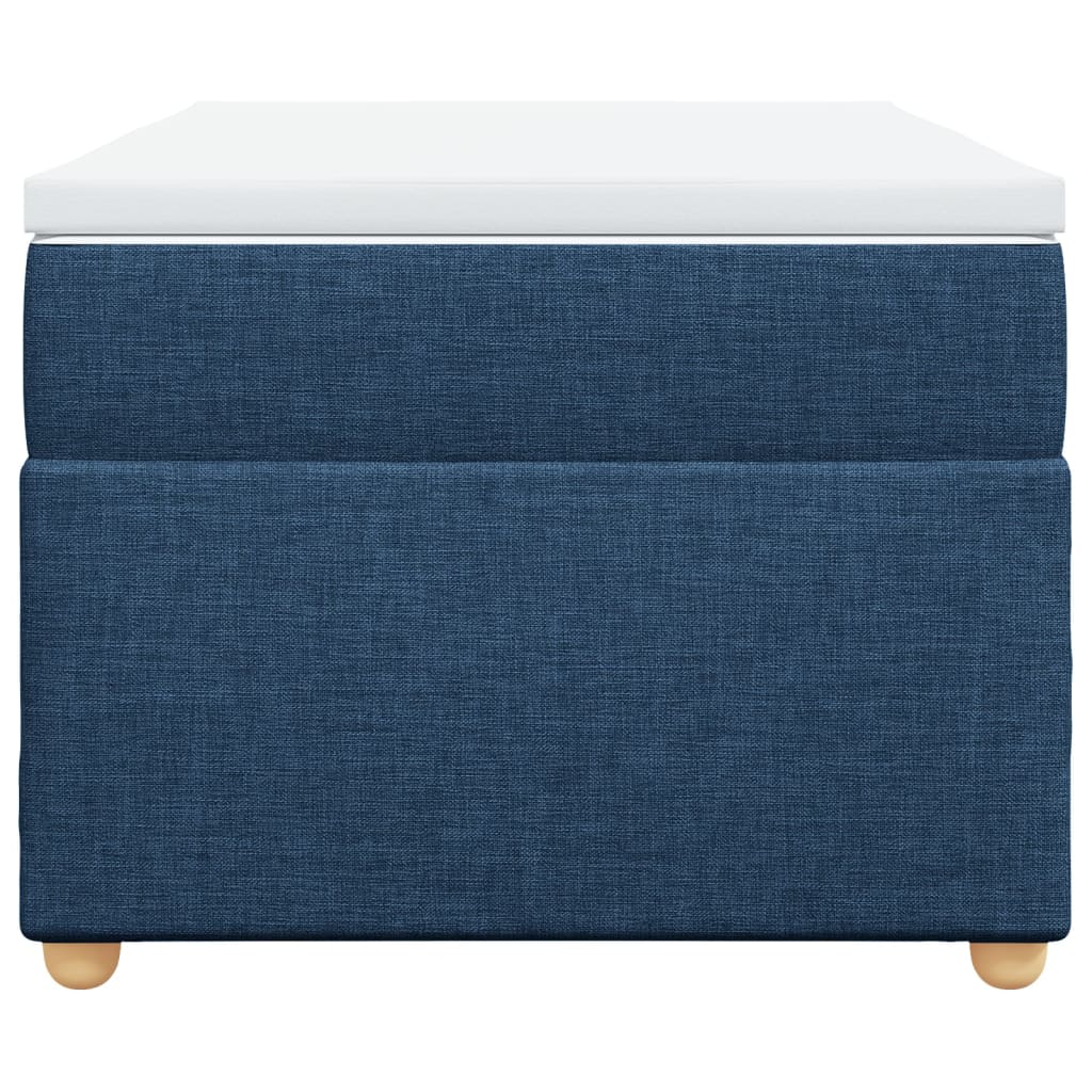 Sommier à lattes de lit avec matelas Bleu 80x200 cm Tissu - XIOS
