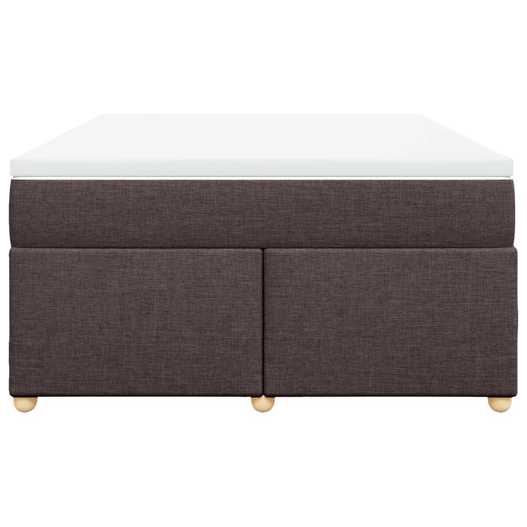 Sommier à lattes de lit avec matelas Marron foncé 140x190 cm - XIOS