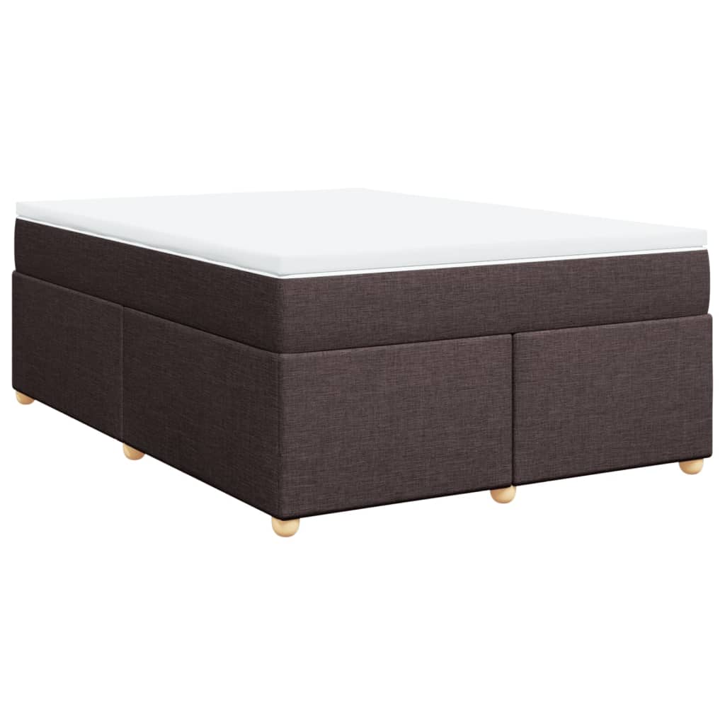 Sommier à lattes de lit avec matelas Marron foncé 140x200 cm - XIOS