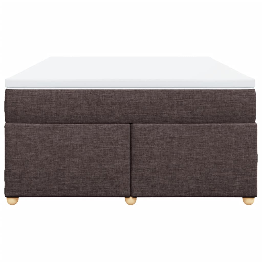 Sommier à lattes de lit avec matelas Marron foncé 140x200 cm - XIOS