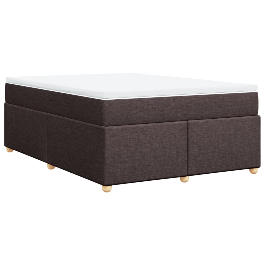 Sommier à lattes de lit avec matelas Marron foncé 160x200 cm - XIOS