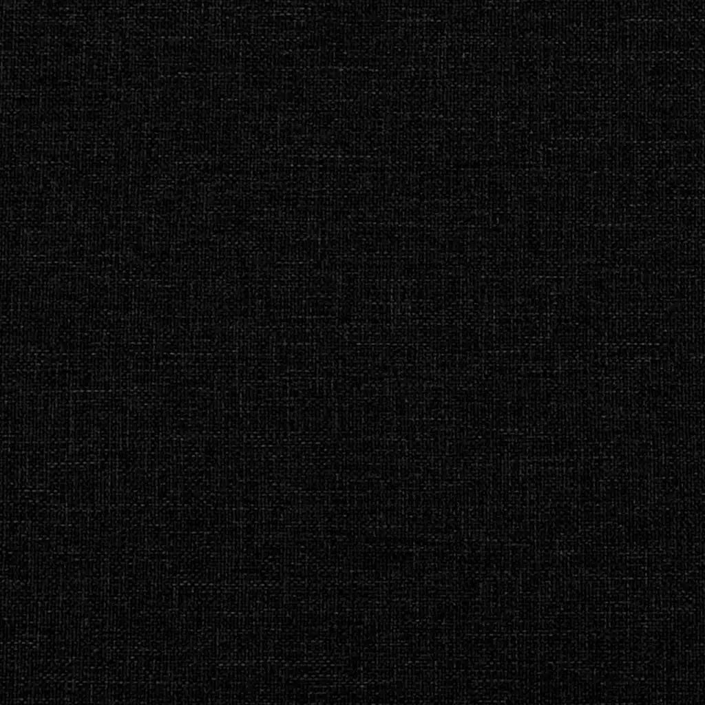 Sommier à lattes de lit avec matelas Noir 100x200 cm Tissu - XIOS