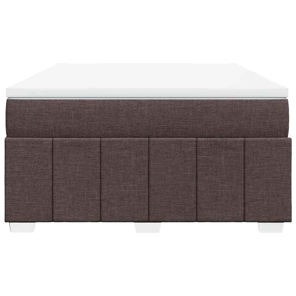 Sommier à lattes de lit avec matelas Marron foncé 140x190 cm - XIOS