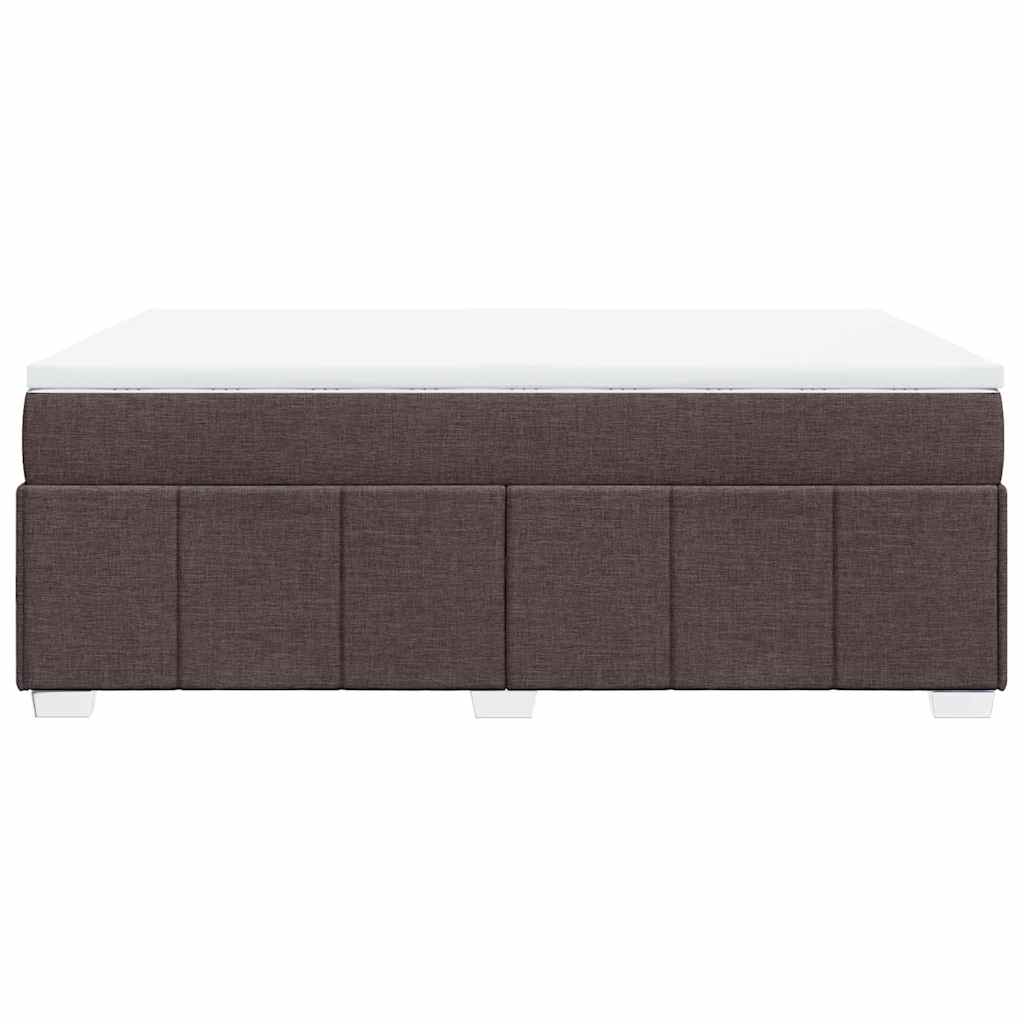 Sommier à lattes de lit avec matelas Marron foncé 140x190 cm - XIOS
