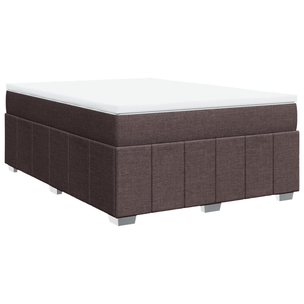 Sommier à lattes de lit avec matelas Marron foncé 140x200 cm - XIOS