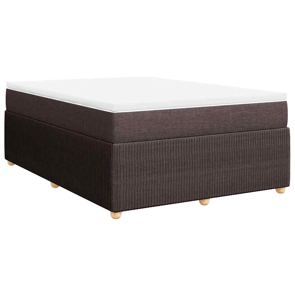 Sommier à lattes de lit avec matelas Marron foncé 140x200 cm - XIOS