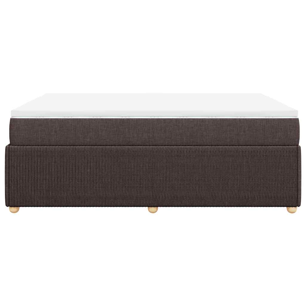 Sommier à lattes de lit avec matelas Marron foncé 140x200 cm - XIOS
