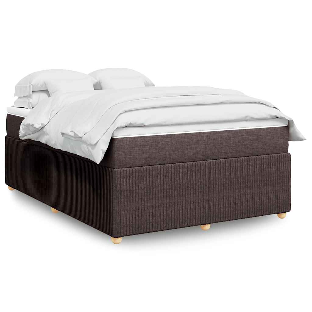Sommier à lattes de lit avec matelas Marron foncé 160x200 cm - XIOS