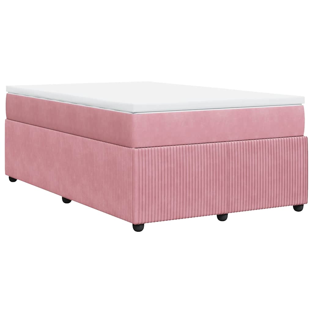 Sommier à lattes de lit avec matelas Rose 120x200 cm Velours - XIOS