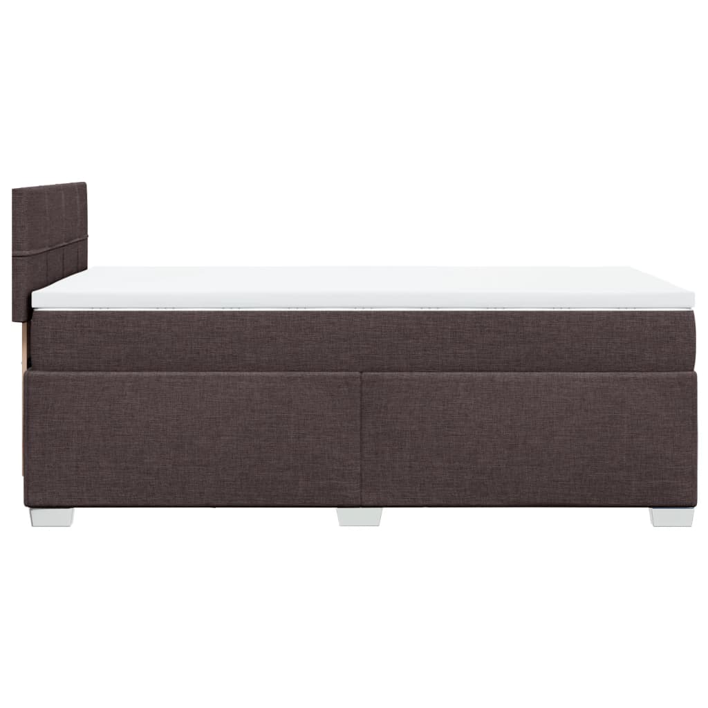 Sommier à lattes de lit avec matelas Marron foncé 90x200 cm - XIOS