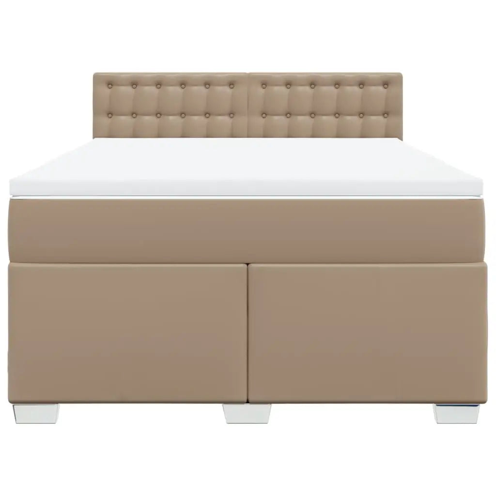 Sommier à lattes de lit avec matelas Cappuccino 140x190 cm - XIOS