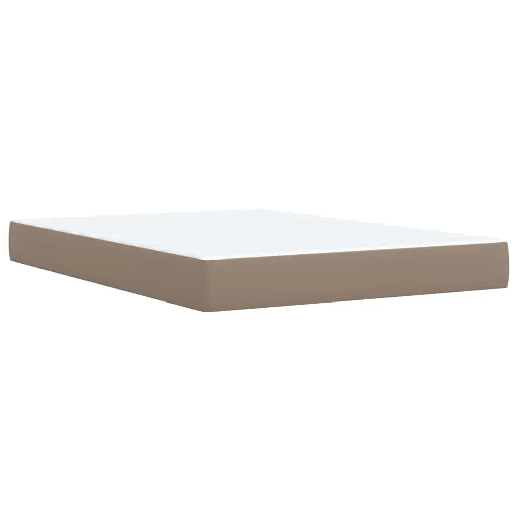 Sommier à lattes de lit avec matelas Cappuccino 140x190 cm - XIOS