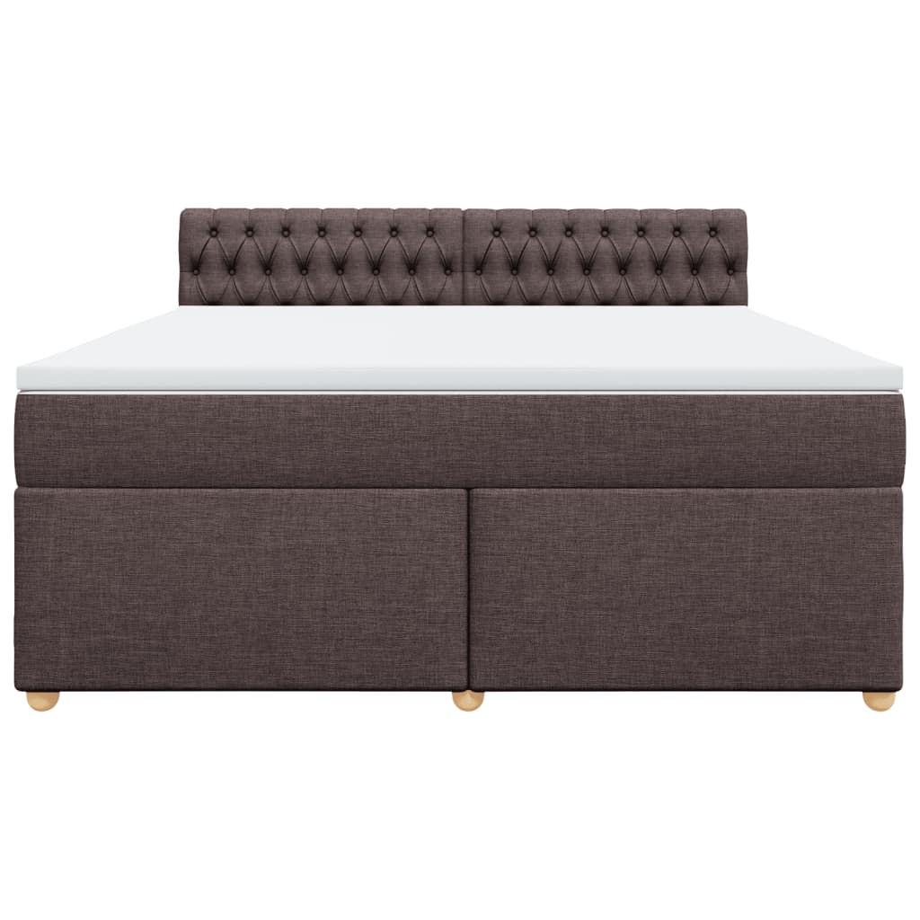 Sommier à lattes de lit avec matelas Marron foncé 180x200 cm - XIOS