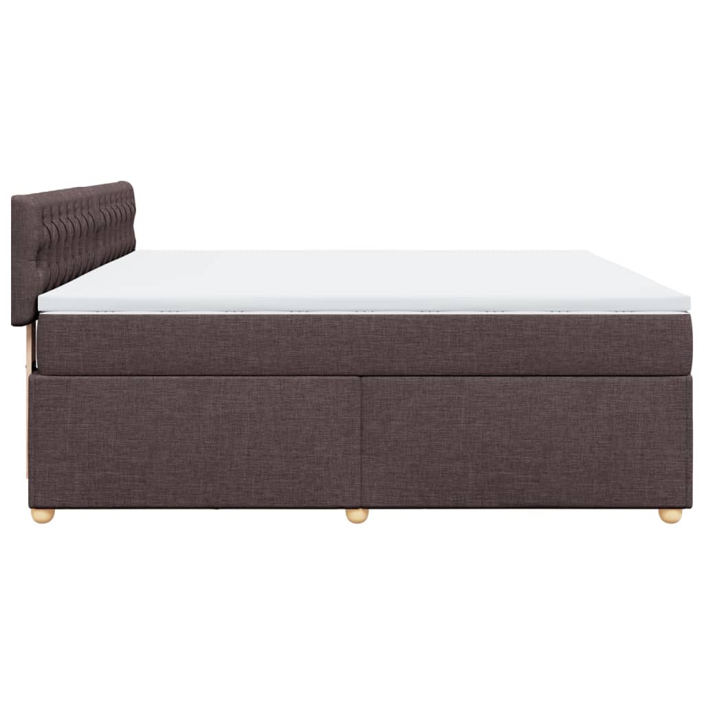 Sommier à lattes de lit avec matelas Marron foncé 180x200 cm - XIOS