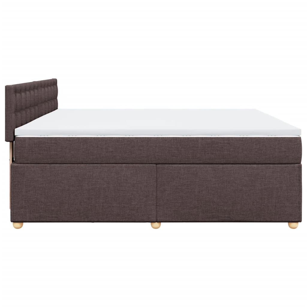 Sommier à lattes de lit avec matelas Marron foncé 180x200 cm - XIOS