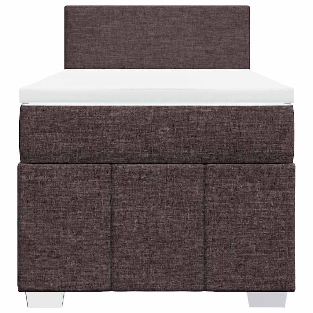 Sommier à lattes de lit avec matelas Marron foncé 90x200 cm - XIOS