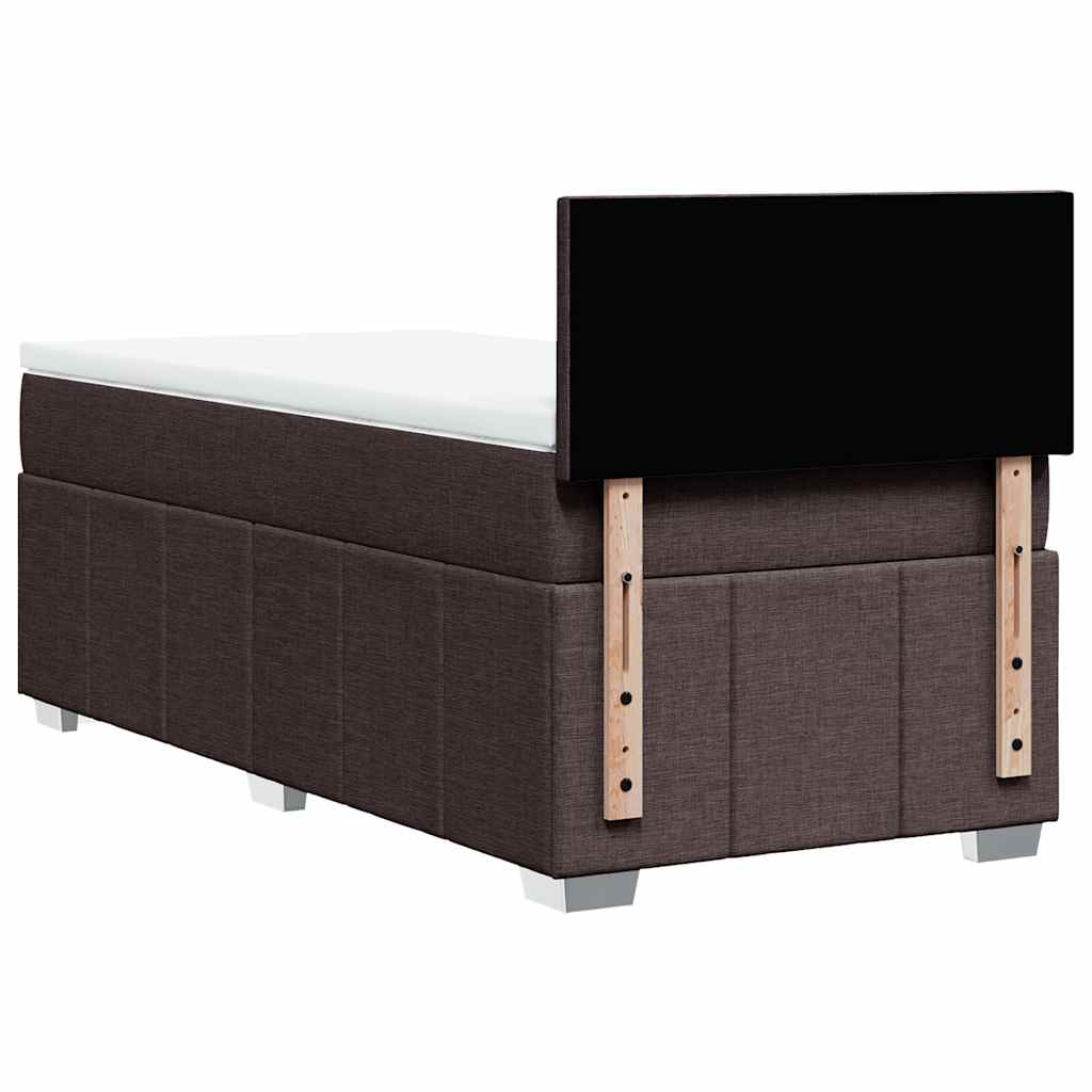 Sommier à lattes de lit avec matelas Marron foncé 90x200 cm - XIOS