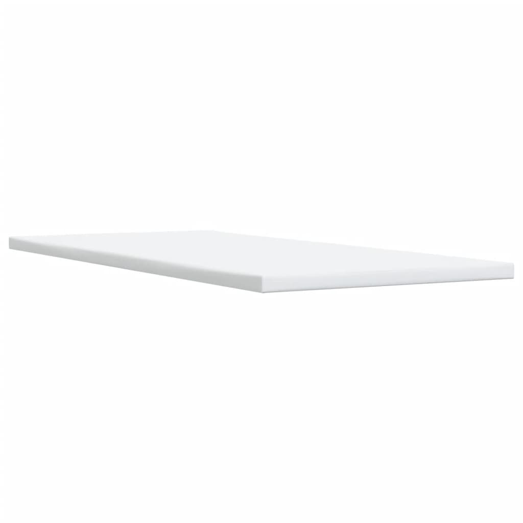 Sommier à lattes de lit avec matelas Crème 100x200 cm Tissu Lits & cadres de lit vidaXL   