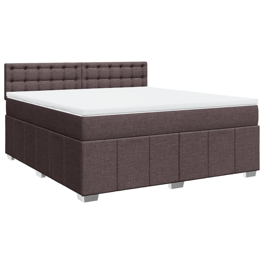 Sommier à lattes de lit avec matelas Marron foncé 180x200 cm - XIOS