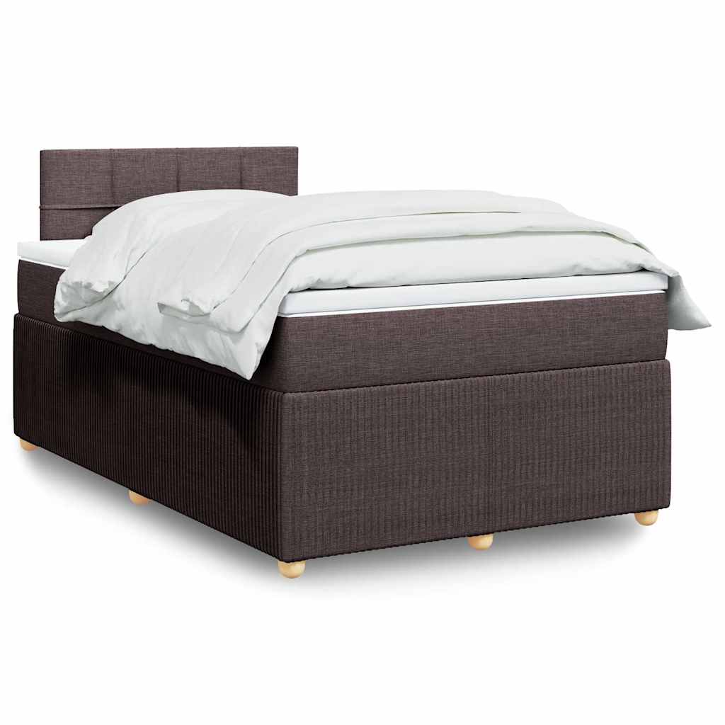 Sommier à lattes de lit avec matelas Marron foncé 120x200 cm - XIOS