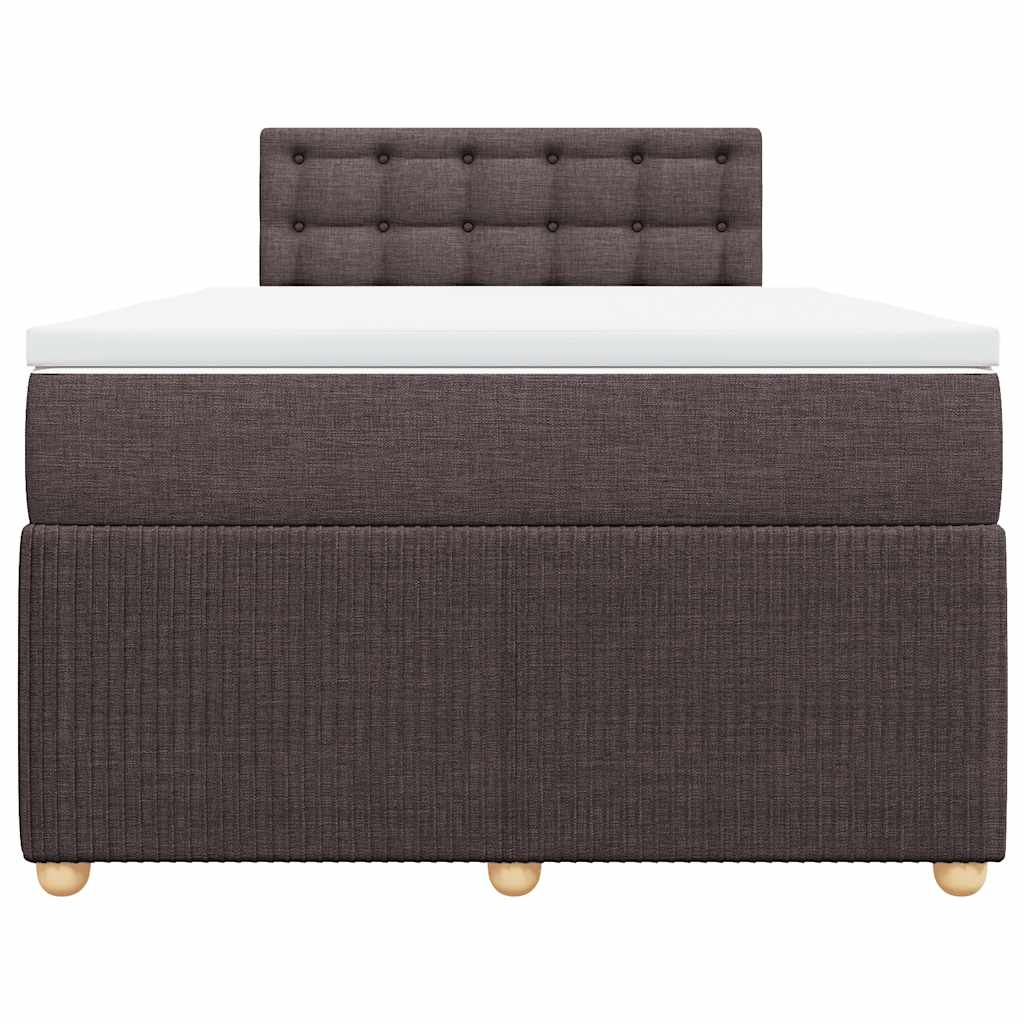 Sommier à lattes de lit avec matelas Marron foncé 120x200 cm - XIOS