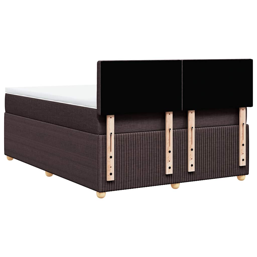 Sommier à lattes de lit avec matelas Marron foncé 140x200 cm - XIOS