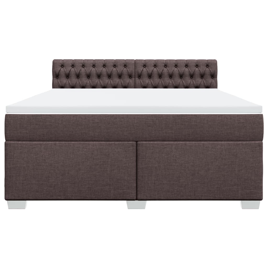 Sommier à lattes de lit avec matelas Marron foncé 180x200 cm - XIOS