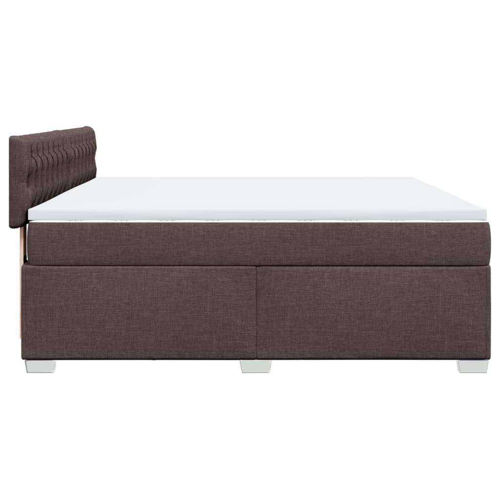 Sommier à lattes de lit avec matelas Marron foncé 180x200 cm - XIOS