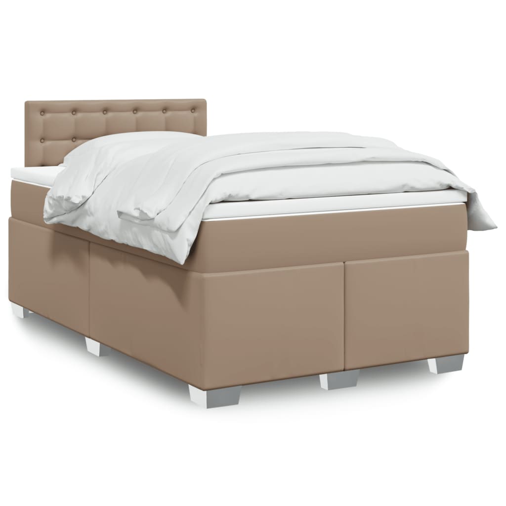 Sommier à lattes de lit avec matelas Cappuccino 120x200 cm - XIOS