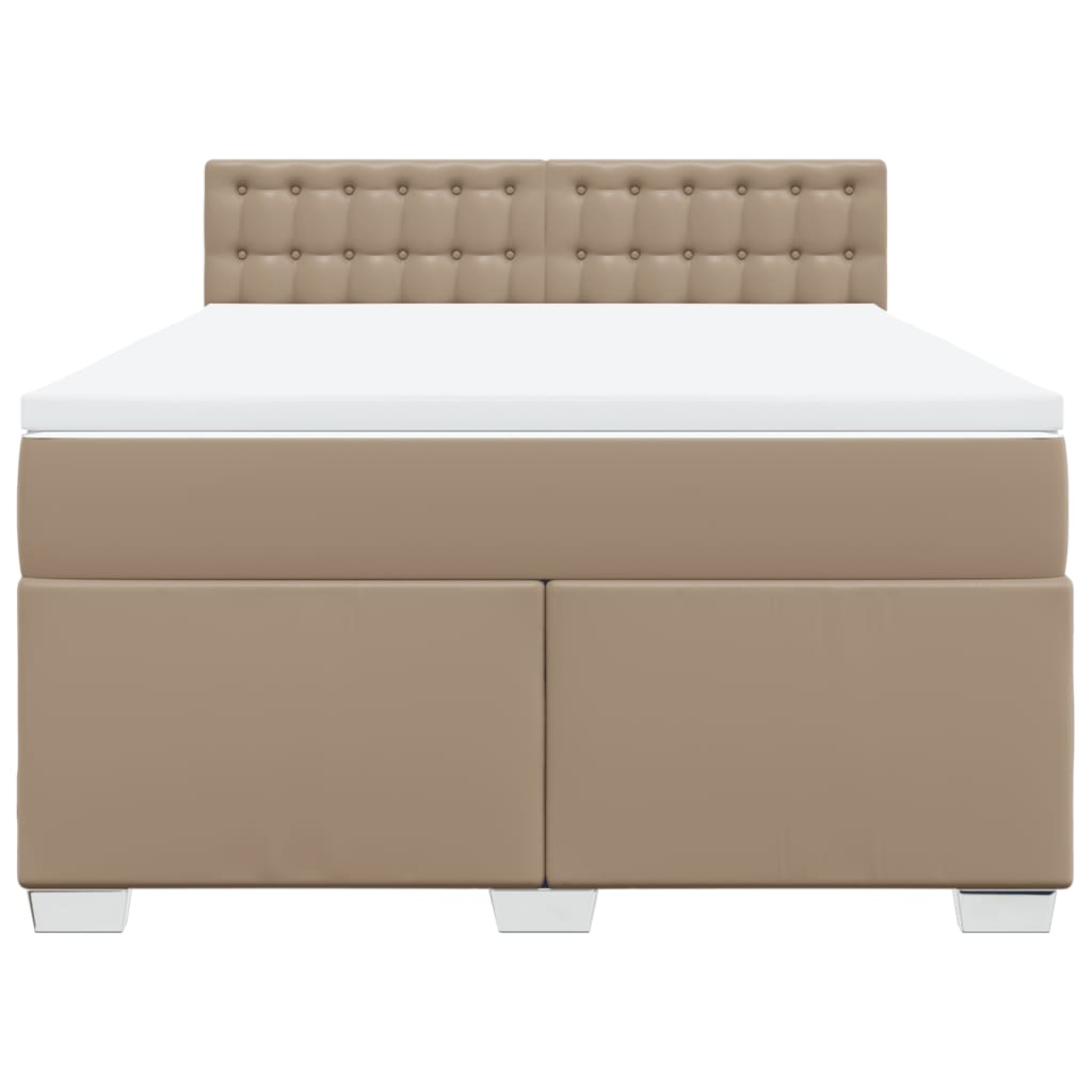 Sommier à lattes de lit avec matelas Cappuccino 140x190 cm - XIOS