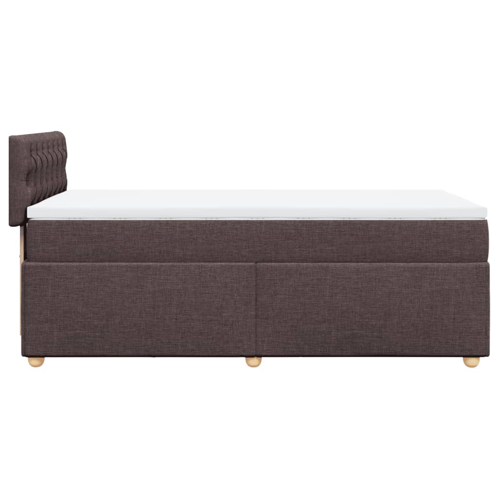 Sommier à lattes de lit avec matelas Marron foncé 90x190 cm - XIOS